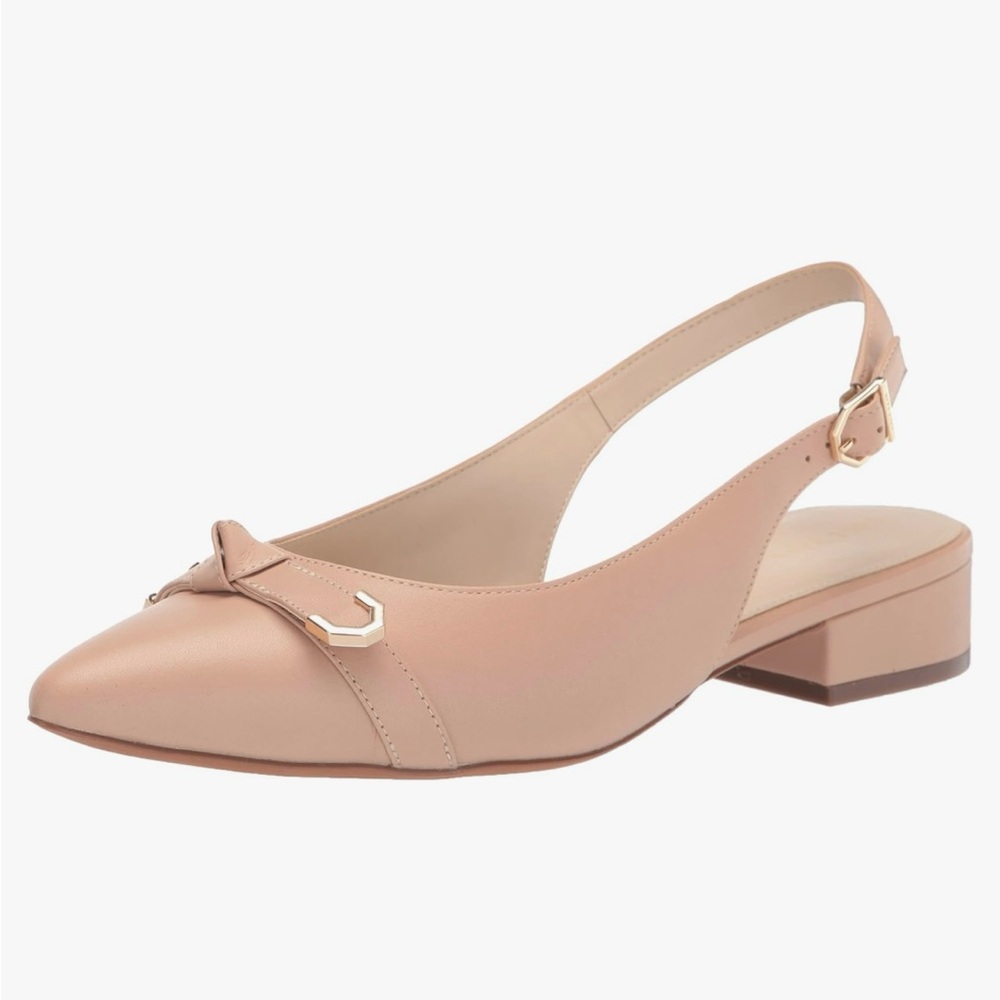 Cole haan leather sling backs. Bow detail. Size 11.